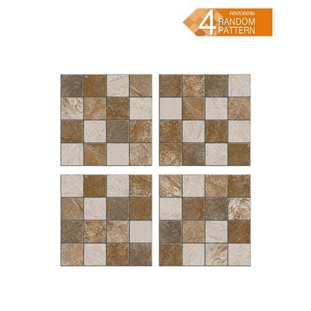 กระเบื้องพื้นพอร์ซเลน  40x40 ซม. TARA ฮาวิลแลนด์ น้ำตาล (AF) A 0.96 ตร.ม._1