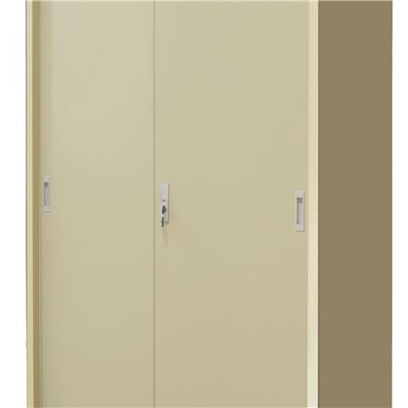 ตู้เหล็กสูงบานเลื่อน WORKSCAPE ZDO-1886 91.7 ซม. สีครีม_1