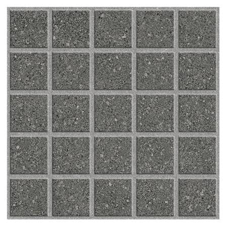 กระเบื้องพื้นพอร์ซเลน  40x40 ซม. TARA โมเว่น เทาเข้ม A 0.96 ตร.ม._0