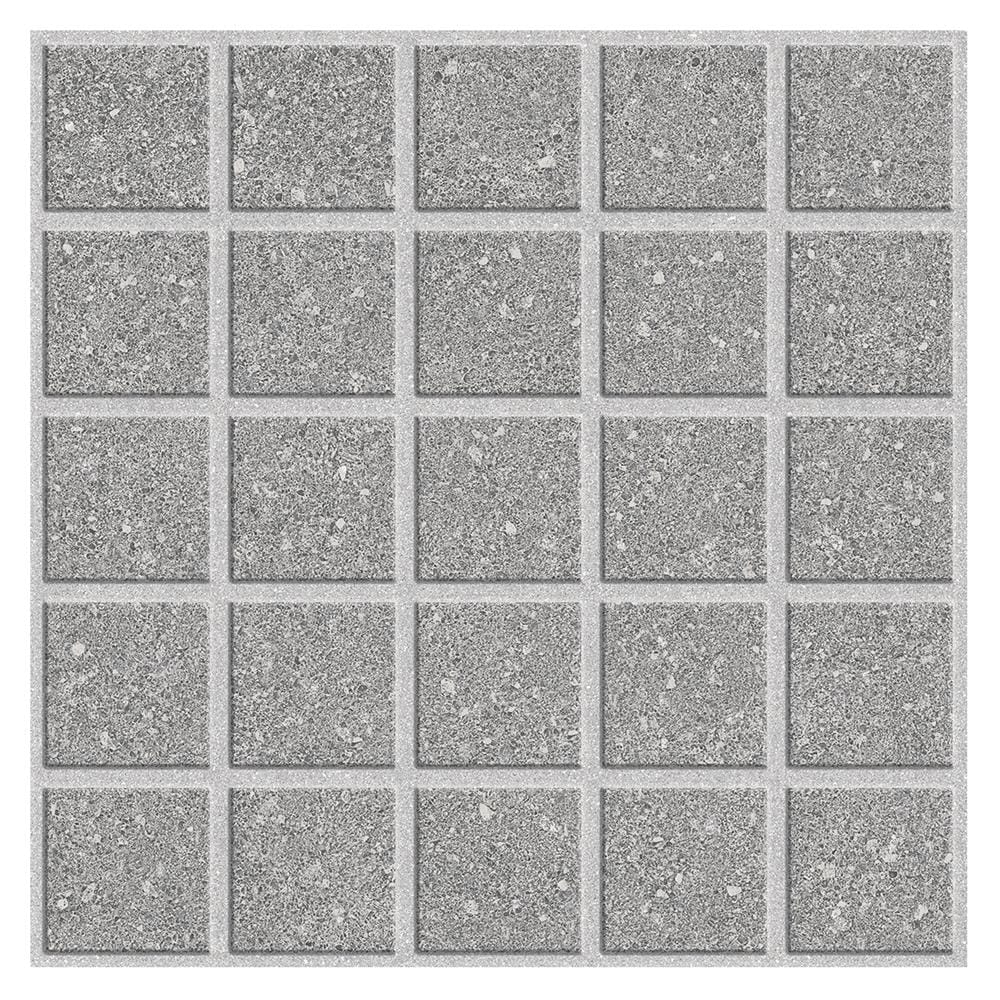 กระเบื้องพื้นพอร์ซเลน  40x40 ซม. TARA โมเว่น เทาอ่อน A 0.96 ตร.ม.