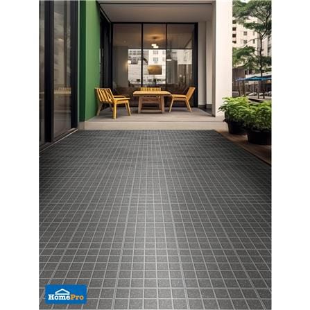 กระเบื้องพื้นพอร์ซเลน  40x40 ซม. TARA โมเว่น เทาอ่อน A 0.96 ตร.ม._2