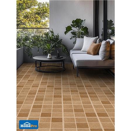 กระเบื้องพื้นพอร์ซเลน  40x40 ซม. TARA เวนเจอร์ น้ำตาล A 0.96 ตร.ม._5