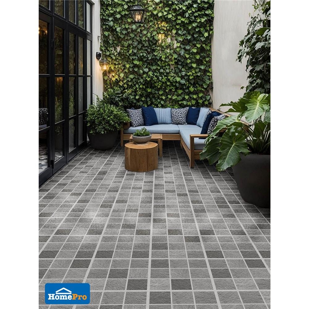 กระเบื้องพื้นพอร์ซเลน  40x40 ซม. TARA เวนเจอร์ เทา A 0.96 ตร.ม.