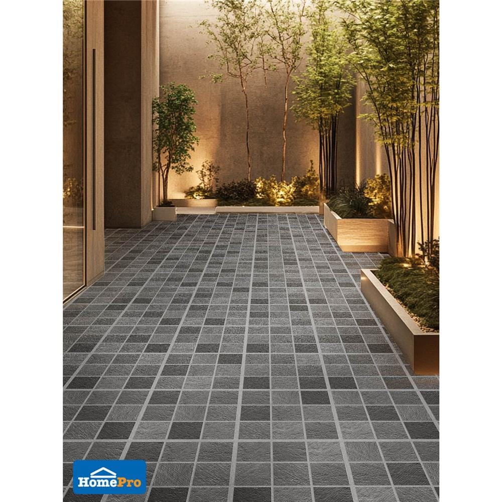 กระเบื้องพื้นพอร์ซเลน  40x40 ซม. TARA เวนเจอร์ เทา A 0.96 ตร.ม.