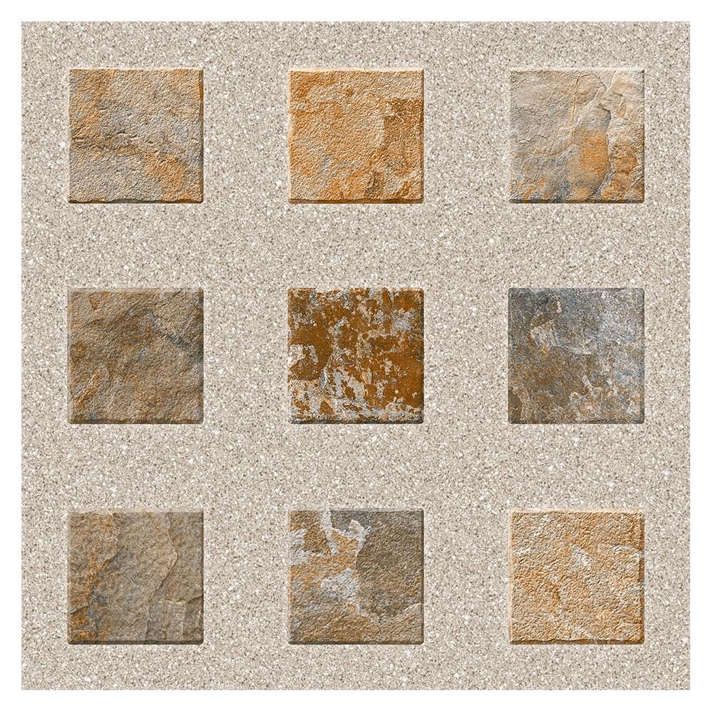 กระเบื้องพื้นพอร์ซเลน  40x40 ซม. TARA อาร์เน่ น้ำตาล (AF) A 0.96 ตร.ม.