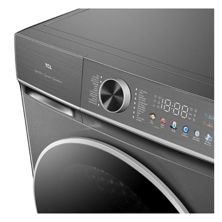 เครื่องซักอบผ้าฝาหน้า TCL WT890PWDS 10/7 กก. 1200 RPM อินเวอร์เตอร์ สีเทา_3