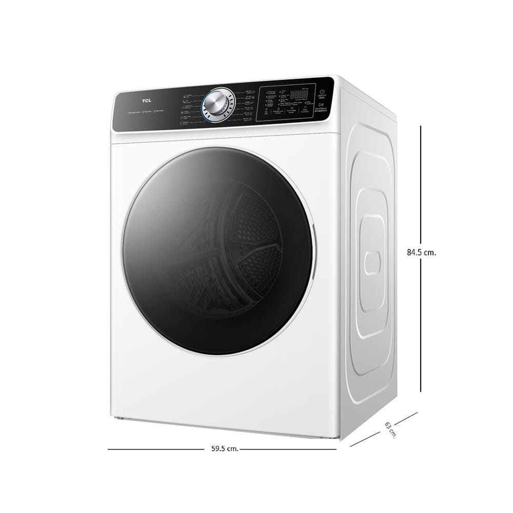 เครื่องอบผ้าฝาหน้า TCL WT11KFDYW 11 กก. VENTING สีขาว