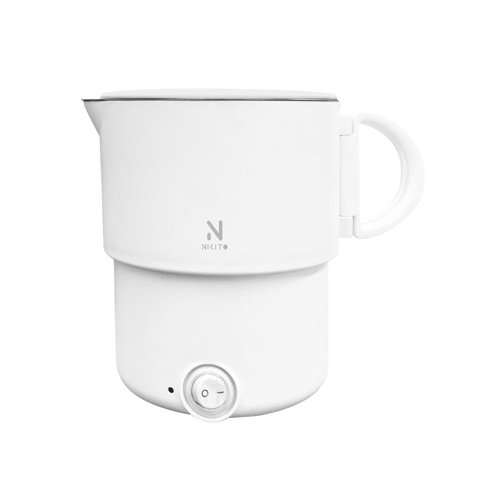 กาต้มน้ำไฟฟ้าพกพา NIKITO HF051B-3 0.9 ลิตร สีขาว