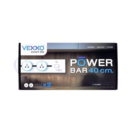 รางปลั๊กไฟแบบเลื่อนได้ VEXXO PWB1-4200 40 ซม. สีขาว_3