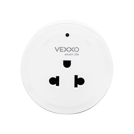 เต้ารับไร้สาย 3 ตา VEXXO APB-0100 สีขาว