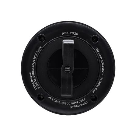 เต้ารับไร้สาย VEXXO USB TYPE A/C APB-PD20 20 วัตต์ สีดำ_3