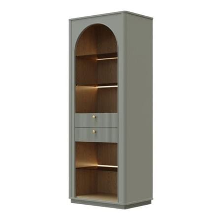 ตู้โชว์ SB FURNITURE SOUL 19232527 80 ซม. สี PEWTER GREY_1