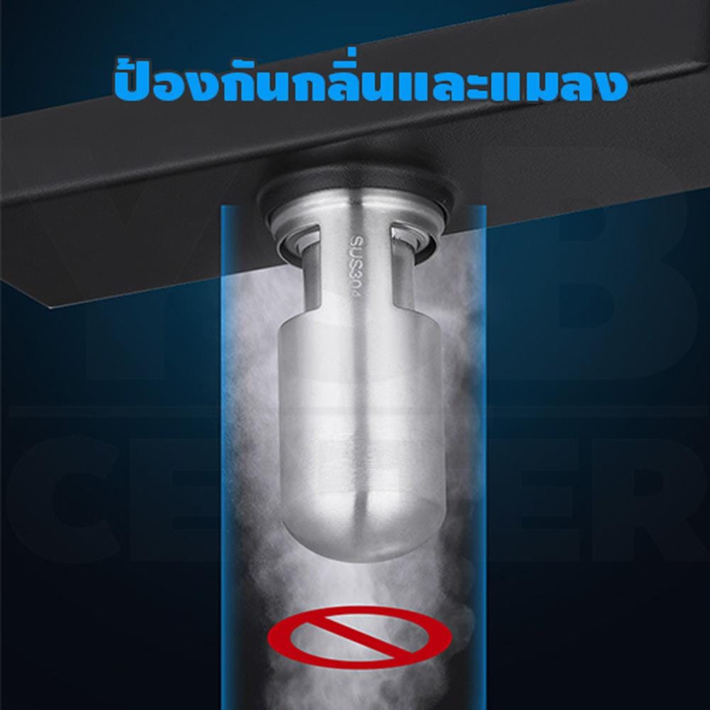 รางน้ำทิ้ง CASSA CL0242 100 ซม. สีดำ