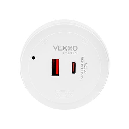 เต้ารับไร้สาย VEXXO USB TYPE A/C APB-PD20 20 วัตต์...