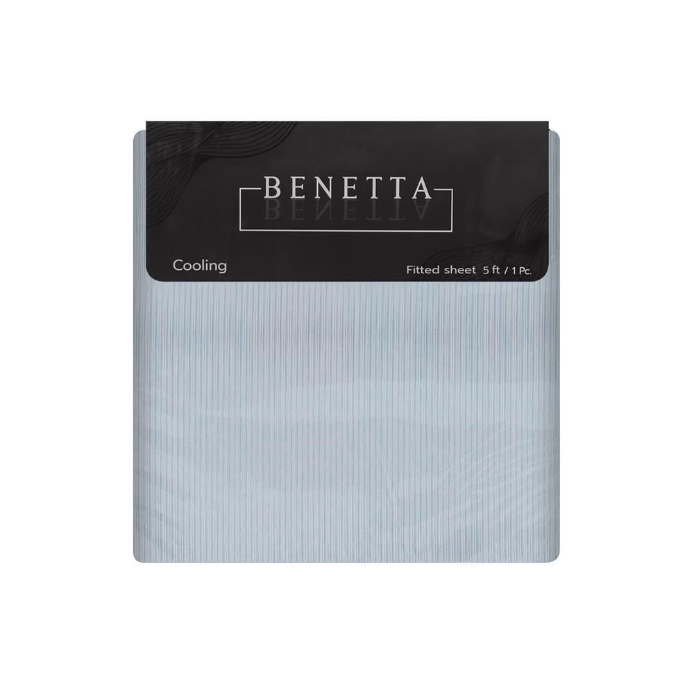ผ้าปูที่นอน 5 ฟุต BENETTA PERFECT FIT สี BLUE