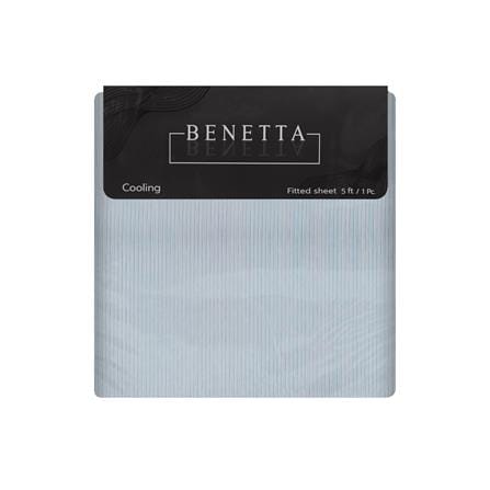 ผ้าปูที่นอน 5 ฟุต BENETTA PERFECT FIT สี BLUE_4