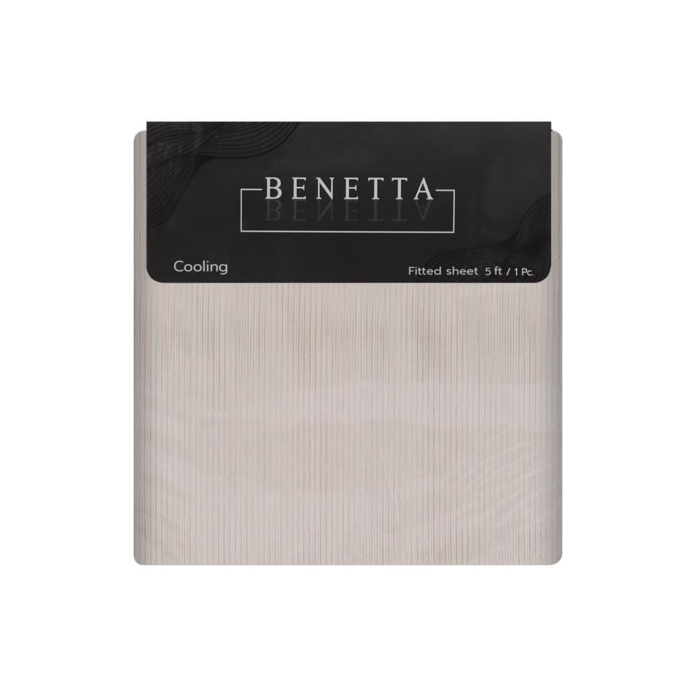 ผ้าปูที่นอน 5 ฟุต BENETTA PERFECT FIT สี BROWN