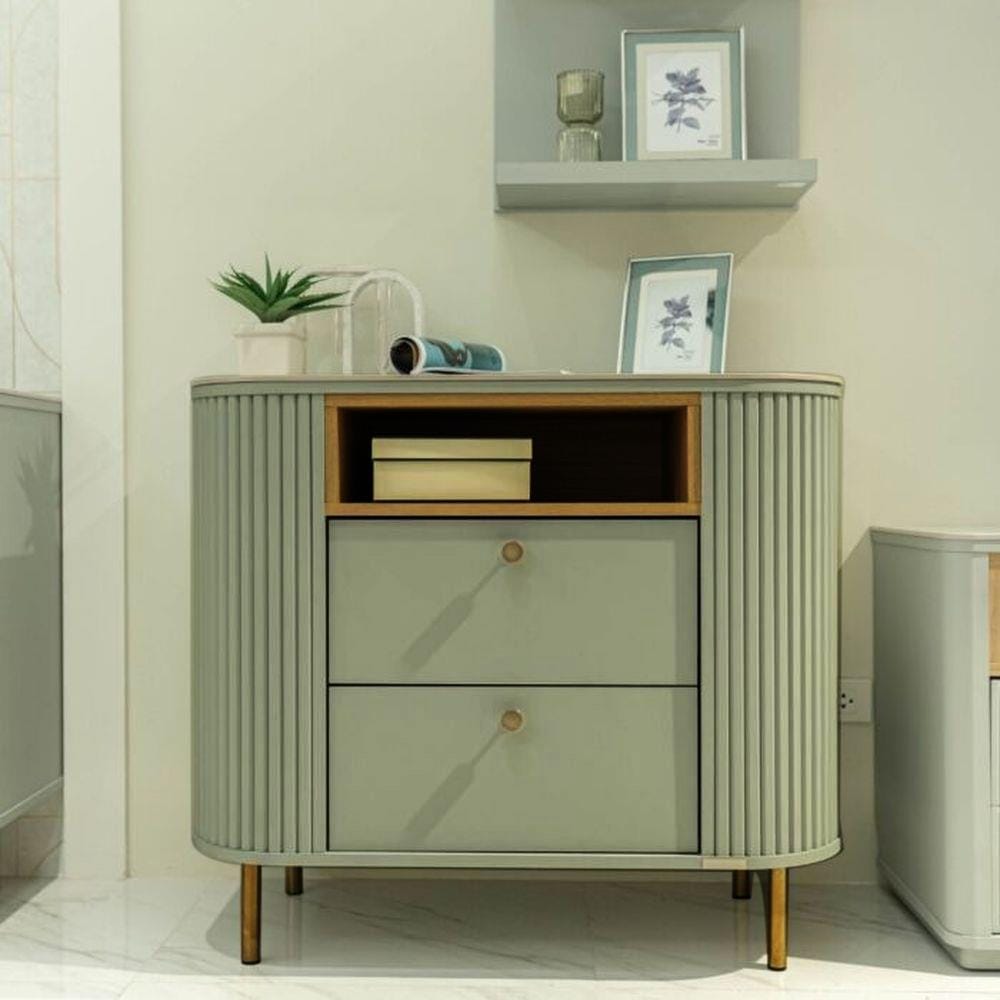 ตู้ลิ้นชัก 2 ลิ้นชัก SB FURNITURE SOUL 19232109 90 ซม. สี PEWTER GREY