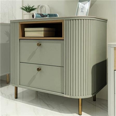 ตู้ลิ้นชัก 2 ลิ้นชัก SB FURNITURE SOUL 19232109 90 ซม. สี PEWTER GREY_3