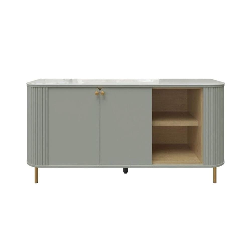 ตู้เตี้ย SB FURNITURE SOUL 19232107 160 ซม. สี PEWTER GREY