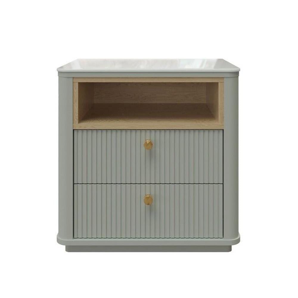 ตู้ข้างเตียง SB FURNITURE SOUL 19232526 58 ซม. สี PEWTER GREY