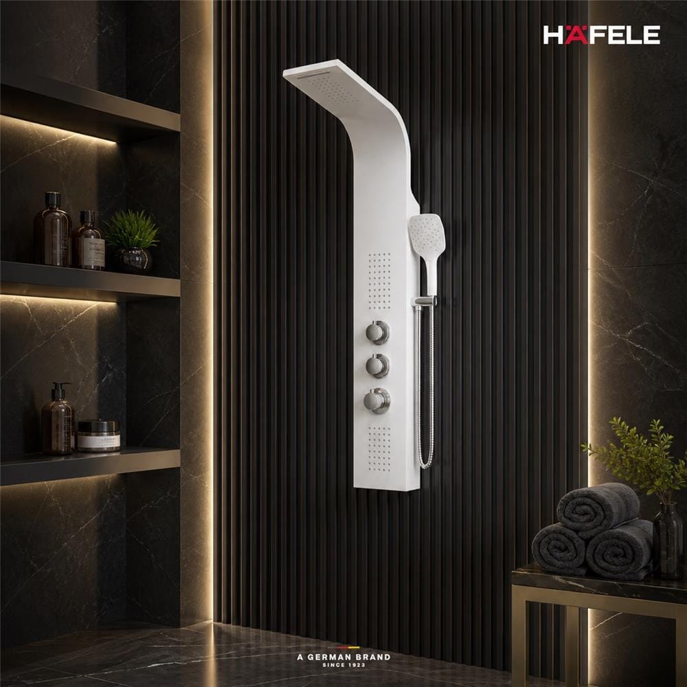ชุดผนังอาบน้ำ HAFELE 495.60.086 สีขาว