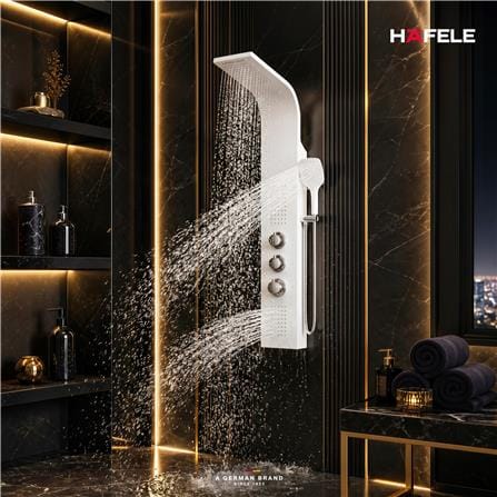 ชุดผนังอาบน้ำ HAFELE 495.60.086 สีขาว_2