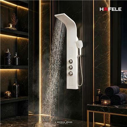 ชุดผนังอาบน้ำ HAFELE 495.60.086 สีขาว_3