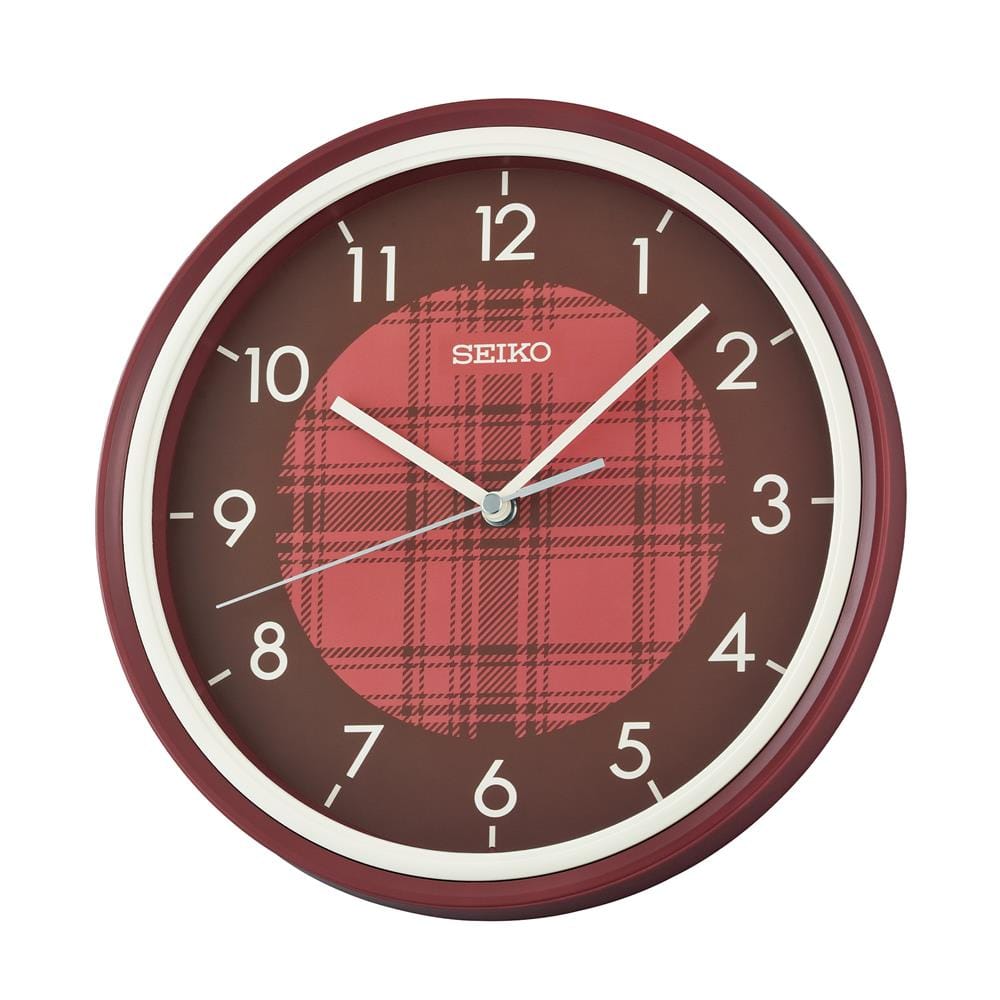 นาฬิกาแขวน SEIKO CLOCKS QHA016R 10.8 นิ้ว สีแดง