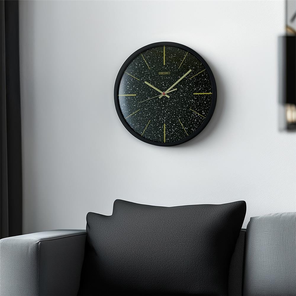 นาฬิกาแขวน SEIKO CLOCKS QXA828K 12.9 นิ้ว สีดำ