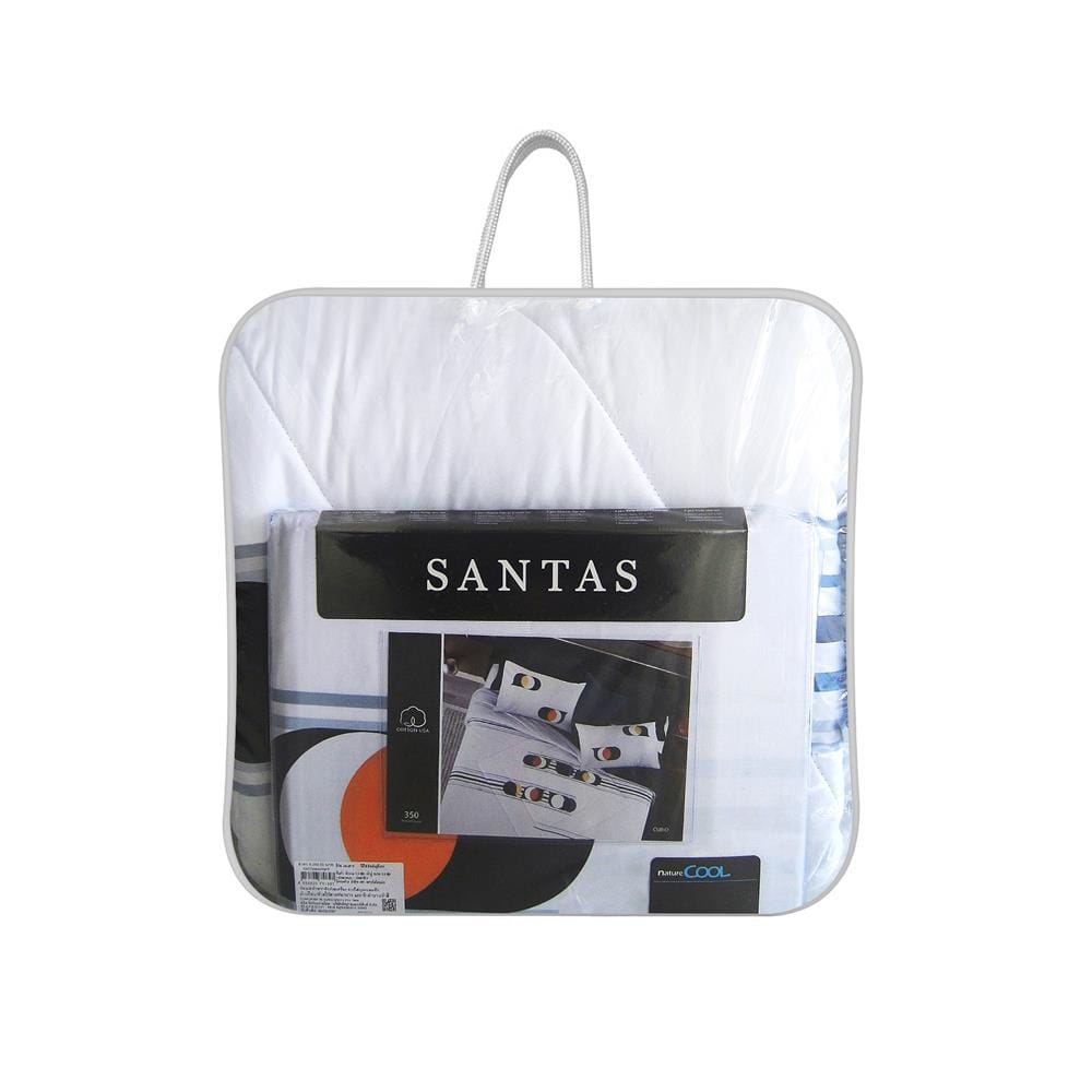 ชุดผ้าปูที่นอน 5 ฟุต 6 ชิ้น SANTAS COTTON USA CURIO GR