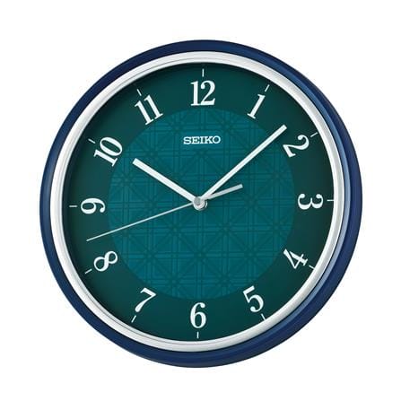 นาฬิกาแขวน SEIKO CLOCKS QHA016L 10.8 นิ้ว สีน้ำเงิน_0