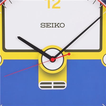 นาฬิกาแขวน SEIKO CLOCKS PJA020L 14.1 นิ้ว สีเหลือง/น้ำเงิน_1