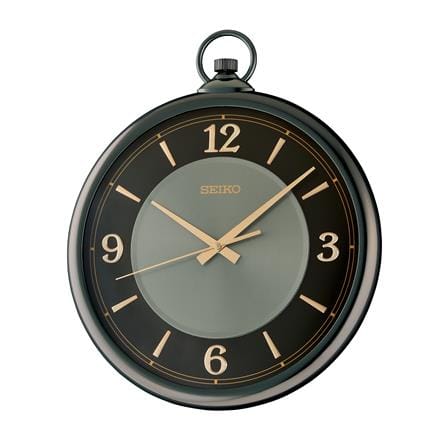 นาฬิกาแขวน SEIKO CLOCKS QXA843K 16.6X14 นิ้ว สีดำ_0