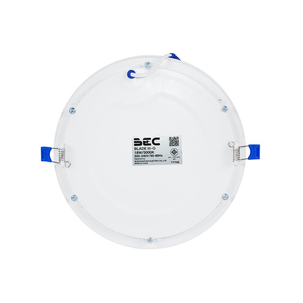 ดาวน์ไลท์ LED BEC BLADE III-O 8 นิ้ว 18 วัตต์ WARM WHITE สีขาว