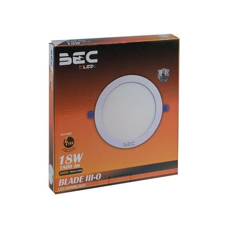 ดาวน์ไลท์ LED BEC BLADE III-O 8 นิ้ว 18 วัตต์ WARM WHITE สีขาว_3