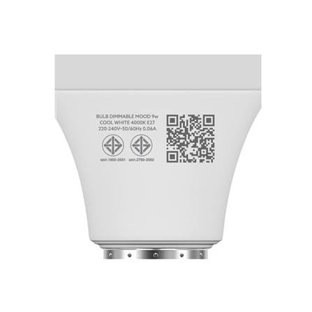 หลอด LED LAMPTAN BULB DIMMABLE MOOD 9 วัตต์ COOL WHITE E27_6