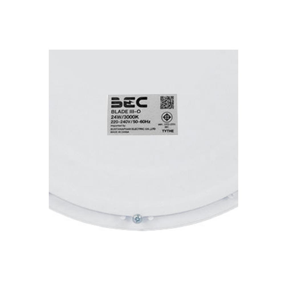 ดาวน์ไลท์ LED BEC BLADE III-O 11 นิ้ว 24 วัตต์ WARM WHITE สีขาว