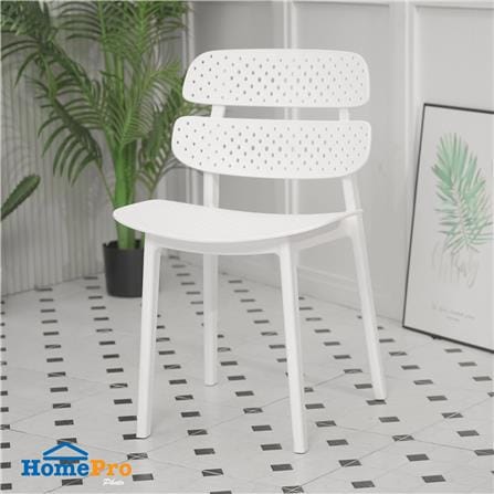 เก้าอี้พลาสติก SPRING TESSIE DOT สีขาว_6