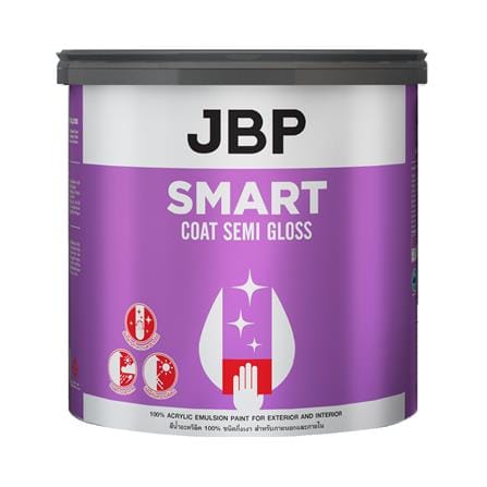 สีน้ำทาภายนอก ชนิดกึ่งเงา JBP SMART COAT G300 1 แกลลอน_0