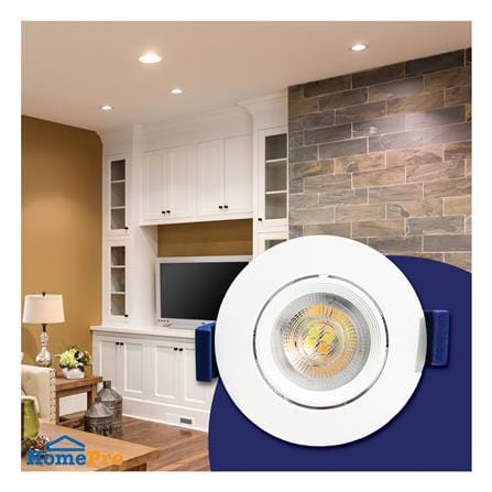 ดาวน์ไลท์ LED BEC ANGLE 2.7 นิ้ว 7 วัตต์ DAYLIGHT/COOL WHITE/WARM WHITE สีขาว_4