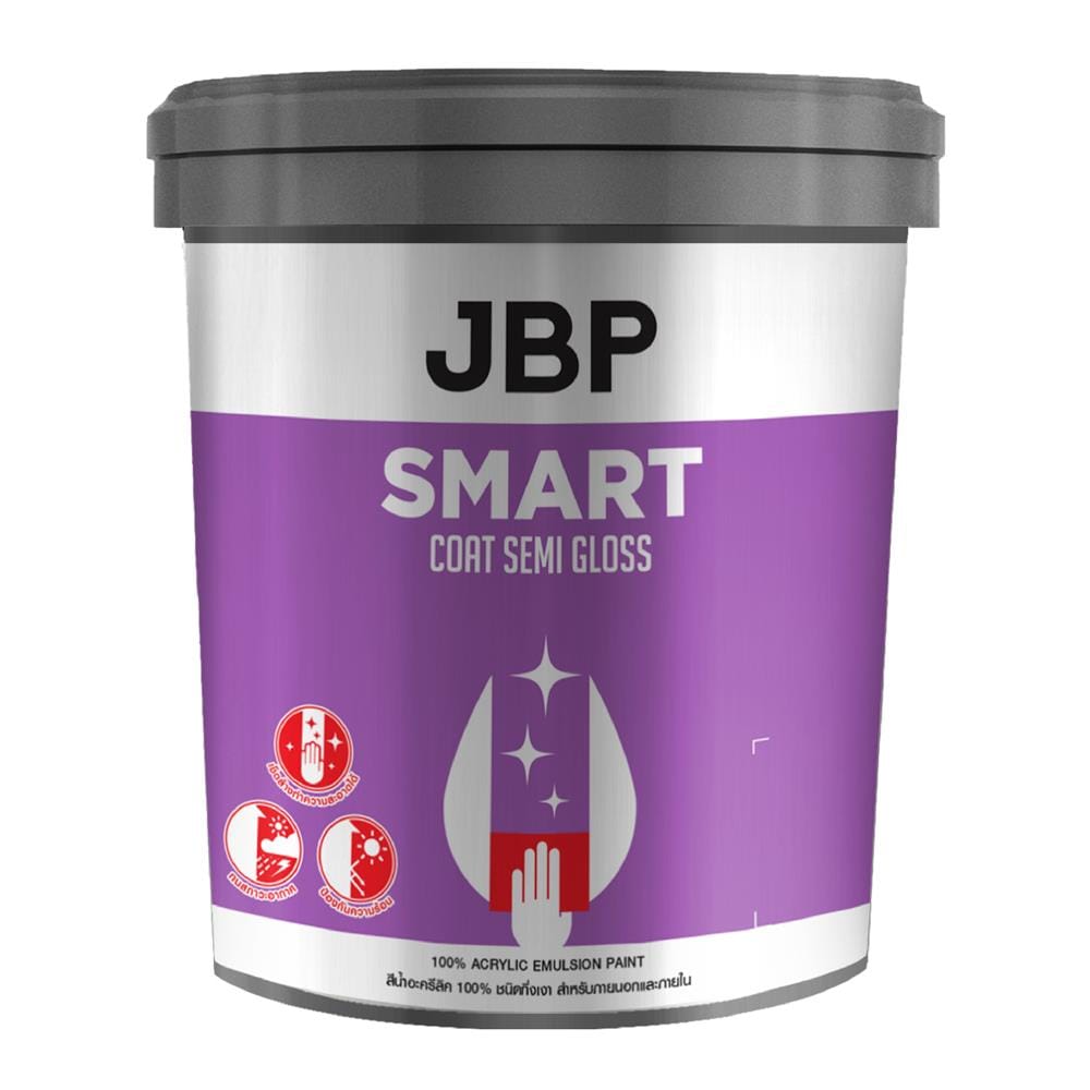 สีน้ำทาภายนอก ชนิดกึ่งเงา JBP SMART COAT G300 5 แกลลอน