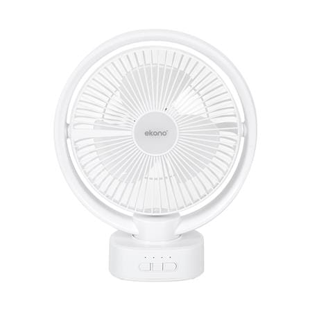 พัดลมพกพา 8 นิ้ว EKONO EK-PTB04 สีขาว_1