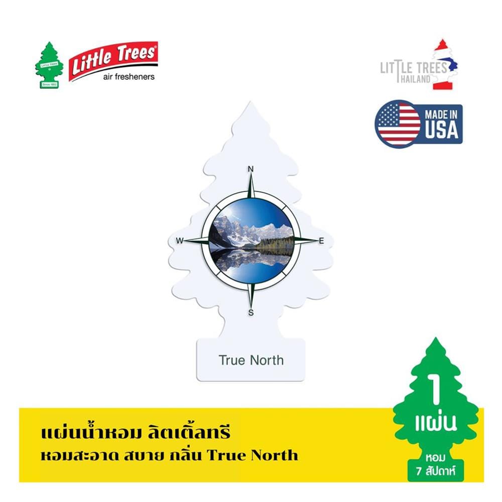 แผ่นหอมปรับอากาศ LITTLE TREES 0.02 กรัม TRUE NORTH