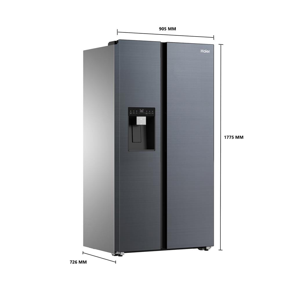 ตู้เย็น SIDE BY SIDE HAIER HRF-SBS636IWSLBU1 21.8 คิว สีดำ อินเวอร์เตอร์