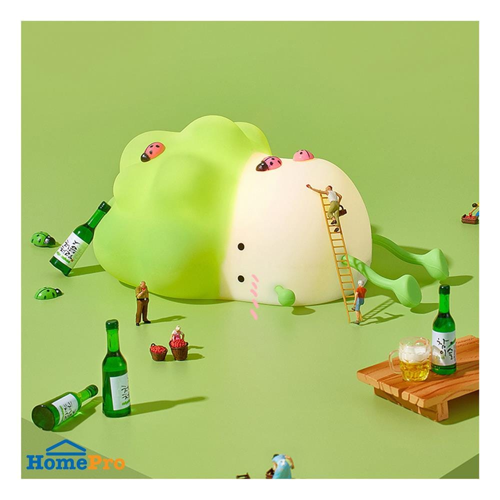 ไฟตั้งโต๊ะ LED MOFII CABBAGE 0.5 วัตต์ สีขาว/เขียว