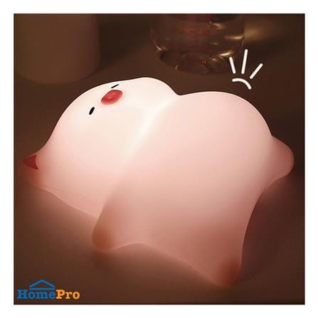 โคมไฟซิลิโคน หมูอ้วนนอนพุงป่อง MOFII LYING PIG 0.5 วัตต์ ปรับแสง ตั้งเวลาได้ สีชมพู_2
