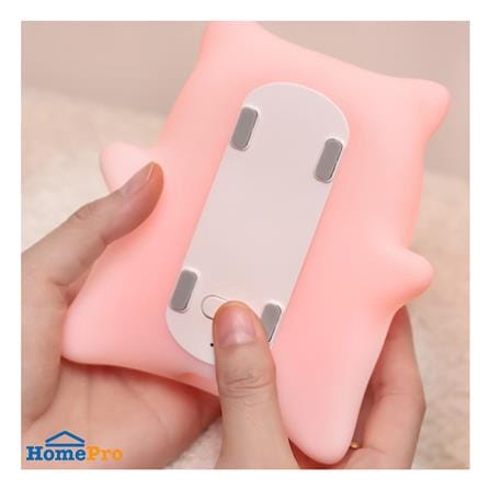 โคมไฟซิลิโคน หมูอ้วนนอนพุงป่อง MOFII LYING PIG 0.5 วัตต์ ปรับแสง ตั้งเวลาได้ สีชมพู_4