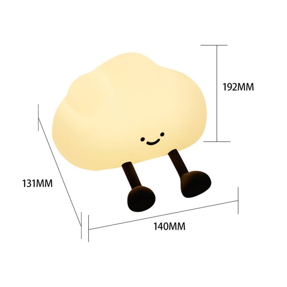 โคมไฟซิลิโคน เมฆน้อย MOFII CUTE CLOUD 0.5 วัตต์ ปรับแสง ตั้งเวลาได้ สีขาว