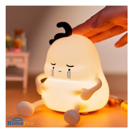 โคมไฟซิลิโคน เจ้าหนูน้อยพุงจ่ำม่ำ MOFII CHUBBY 0.5 วัตต์ ปรับแสง ตั้งเวลาได้ สีขาว_4